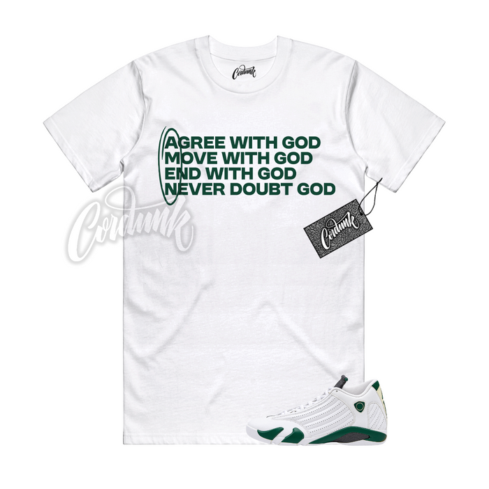 Jordan 14 Forest Green AMEN