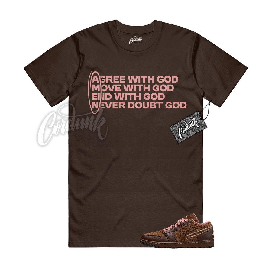Jordan 1 Cacao Wow Matching Shirt
