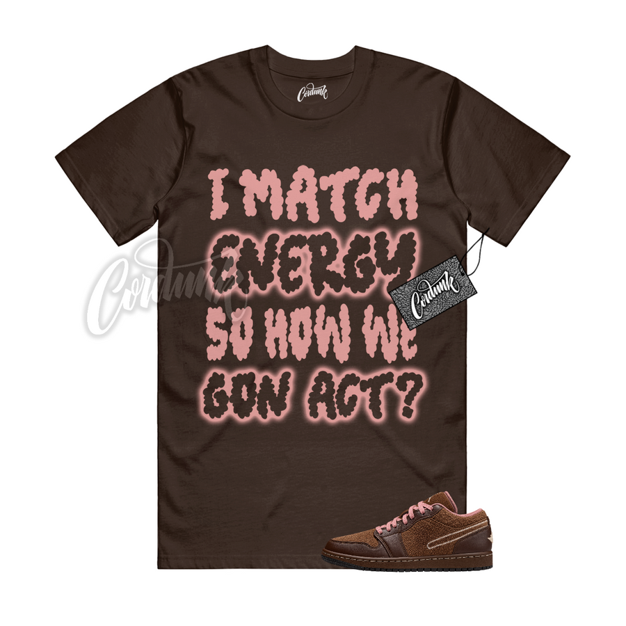 Jordan 1 Cacao Wow Matching Shirt