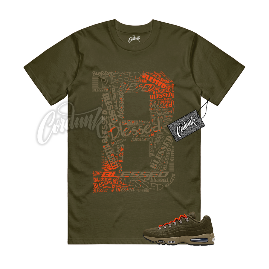 Nike Air Max 95 Medium Olive Sequoia B BLS