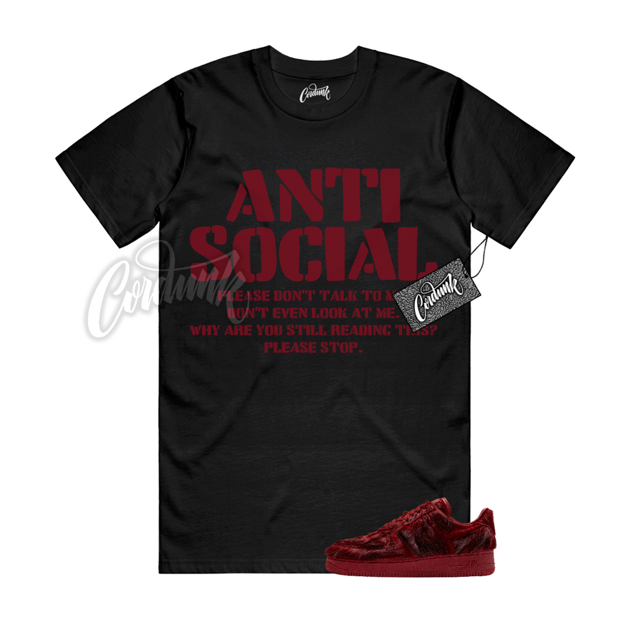 Nike Air Force 1 Pony Hair Team Red AS