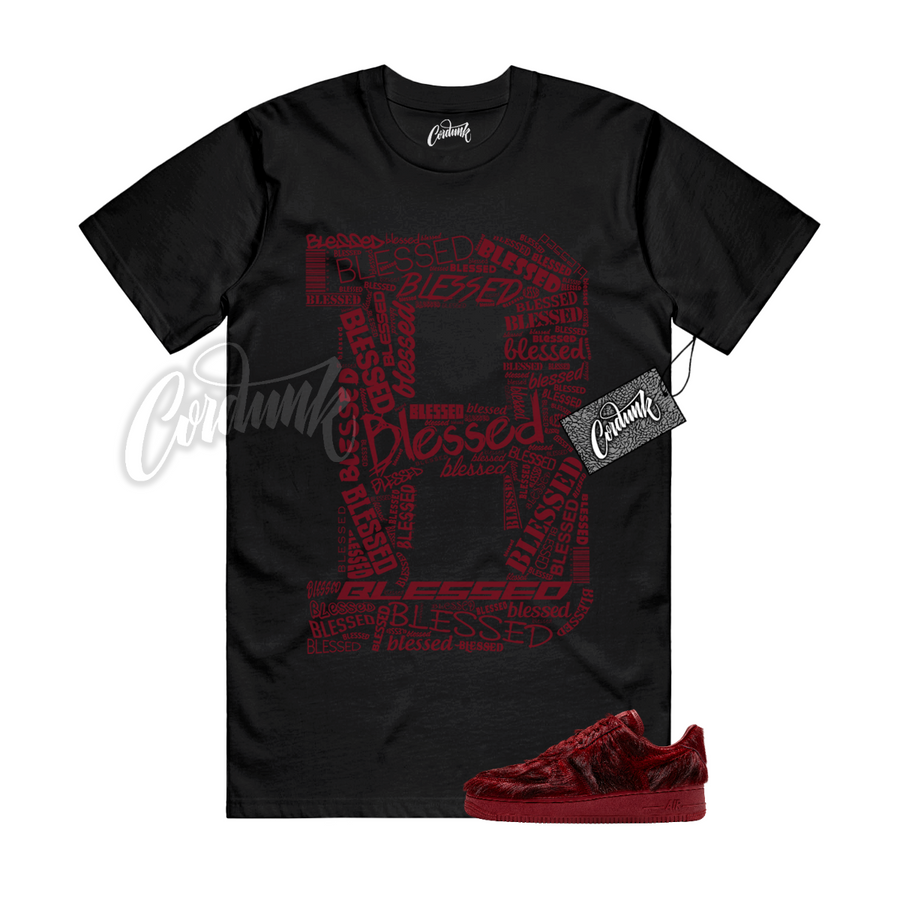 Nike Air Force 1 Pony Hair Team Red B BLS