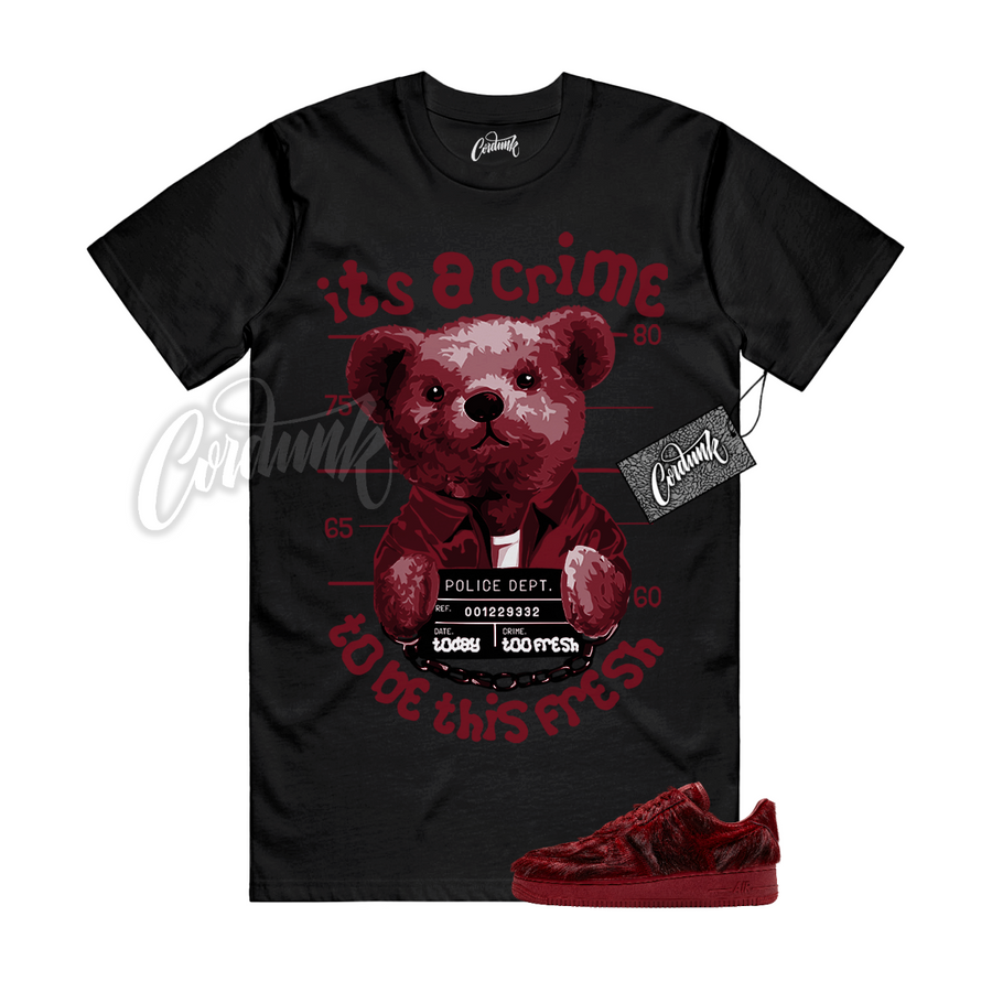 Nike Air Force 1 Pony Hair Team Red CRIME