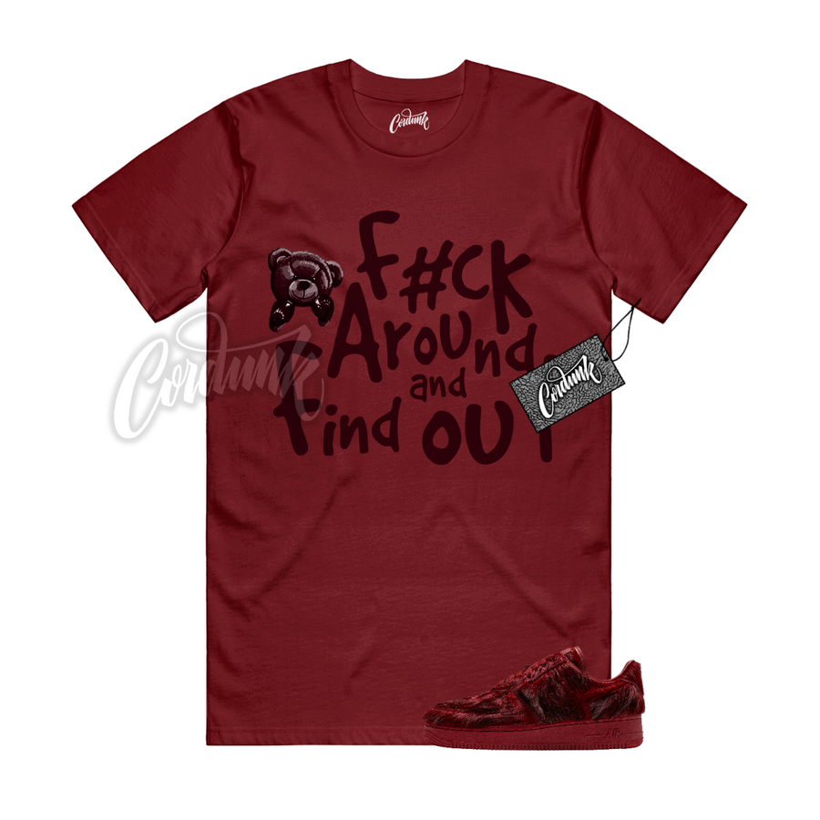 Nike Air Force 1 Pony Hair Team Red FCK