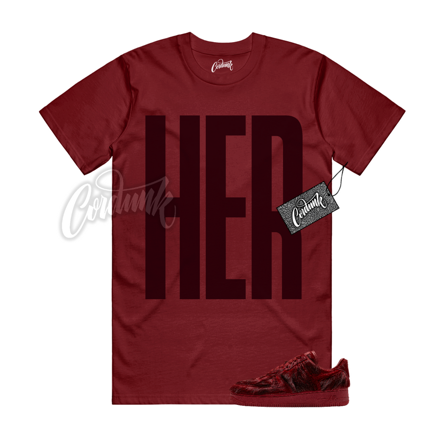 Nike Air Force 1 Pony Hair Team Red HERTALL