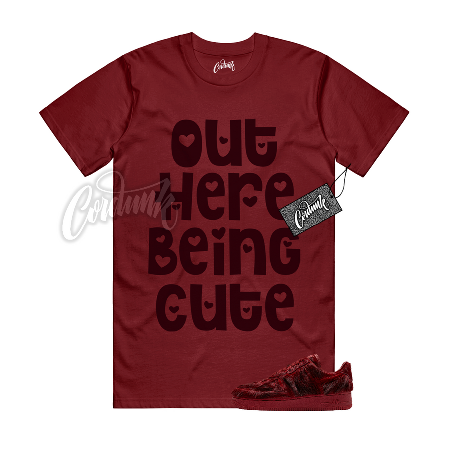 Nike Air Force 1 Pony Hair Team Red OHBC