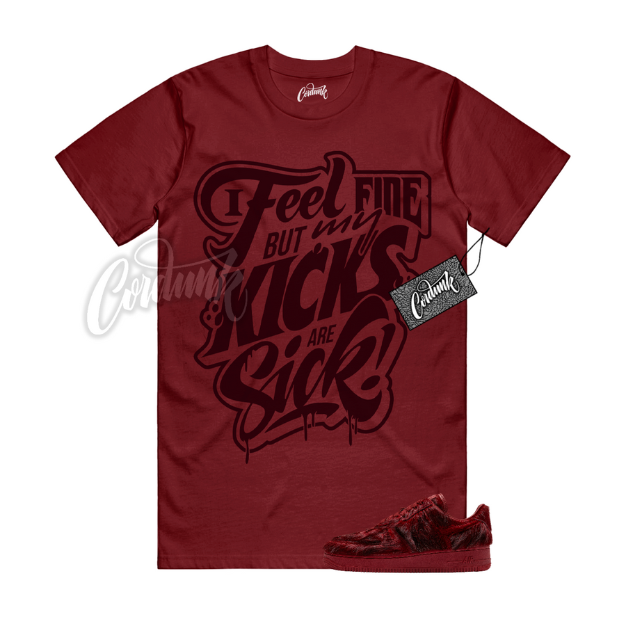 Nike Air Force 1 Pony Hair Team Red SICK BIG