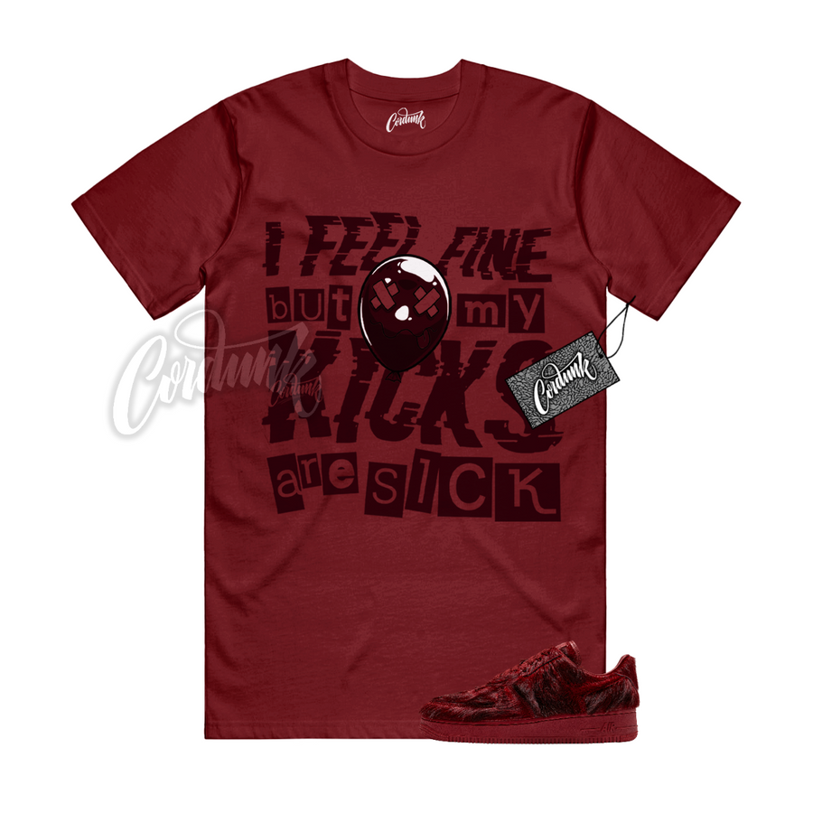 Nike Air Force 1 Pony Hair Team Red SICK