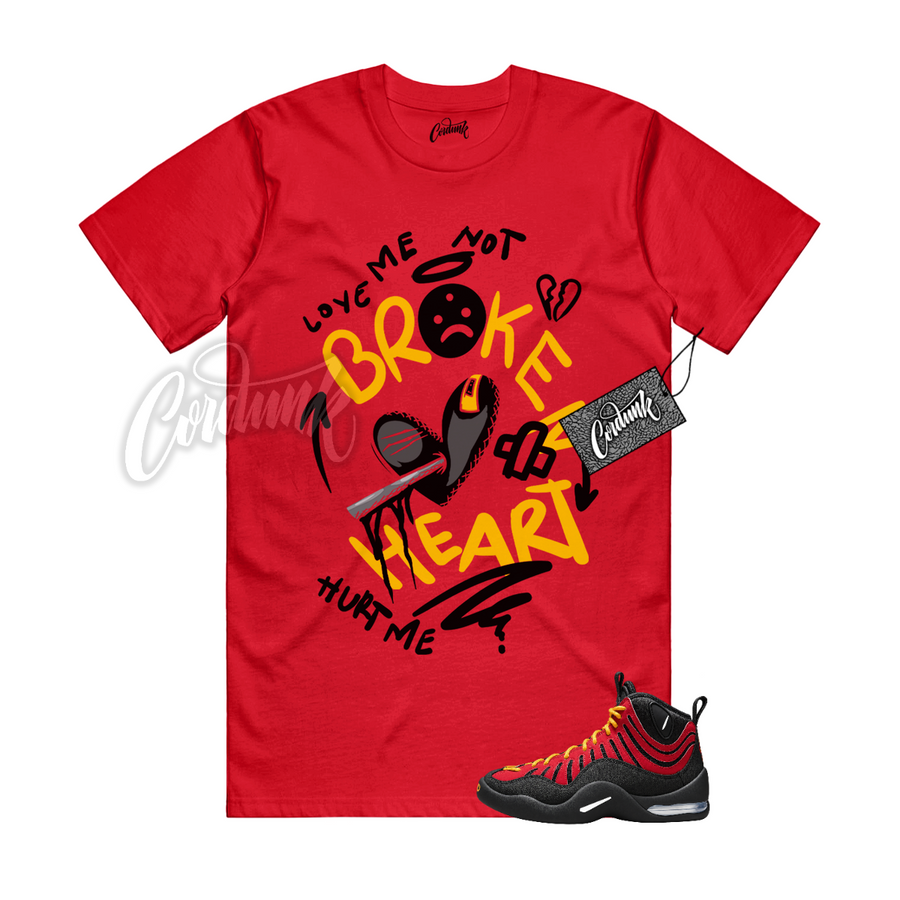 Nike Air Bakin Varsity Red BROKEN