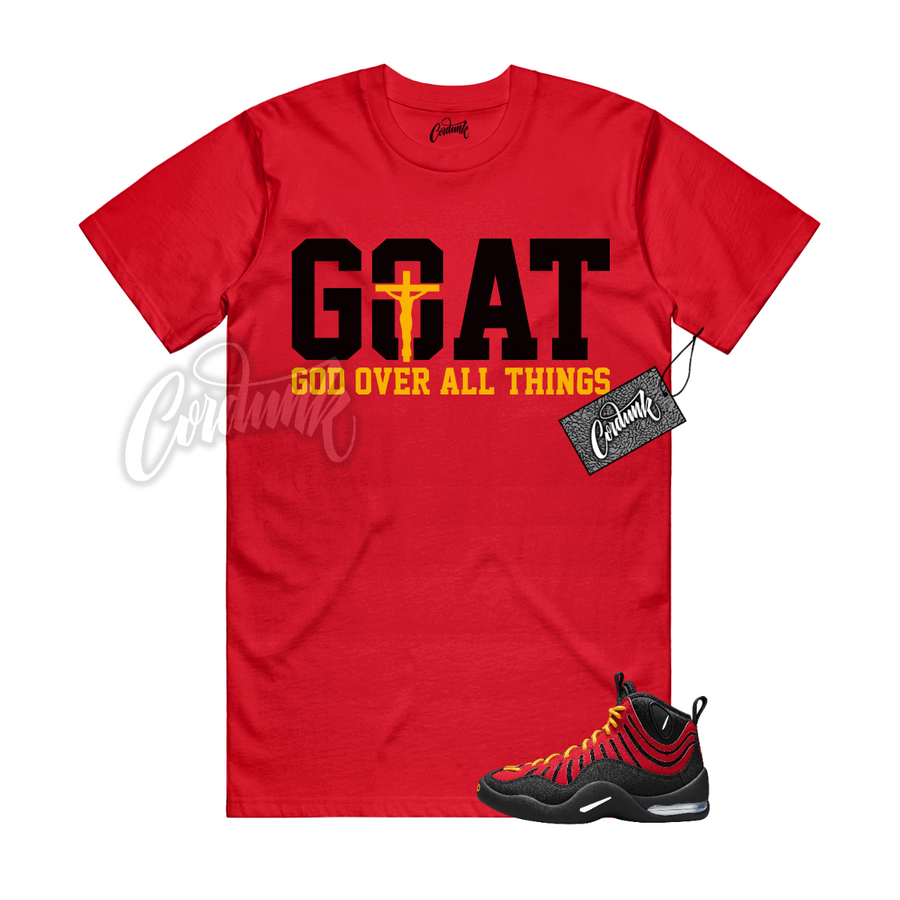 Nike Air Bakin Varsity Red GOAT