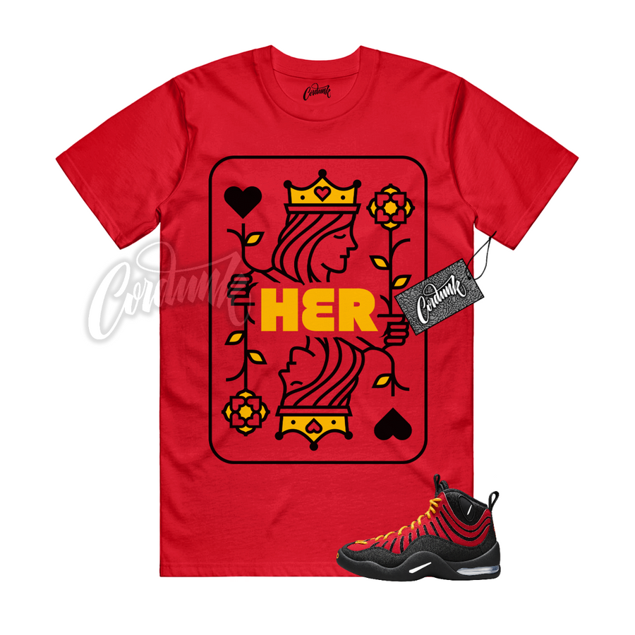 Nike Air Bakin Varsity Red HERCARD