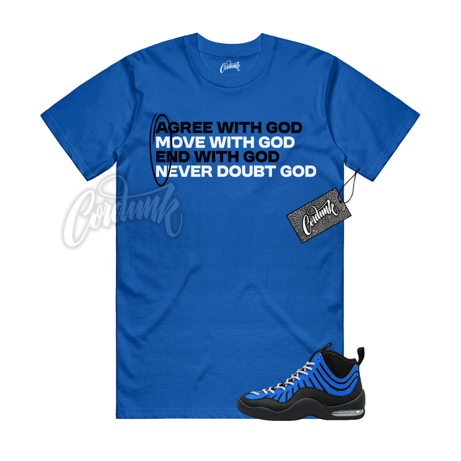 Nike Air Bakin Varsity Royal Matching Shirt