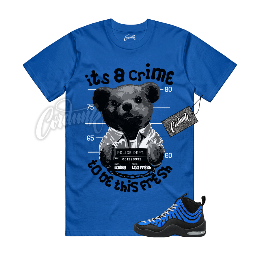 Nike Air Bakin Varsity Royal Matching Shirt