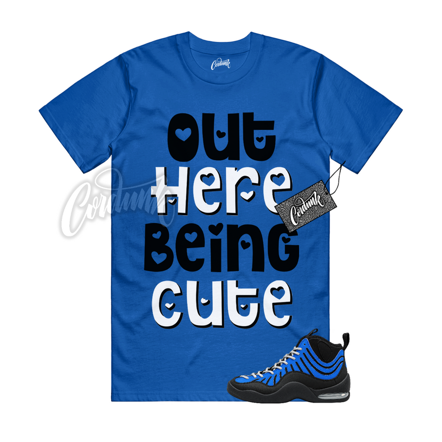 Nike Air Bakin Varsity Royal Matching Shirt