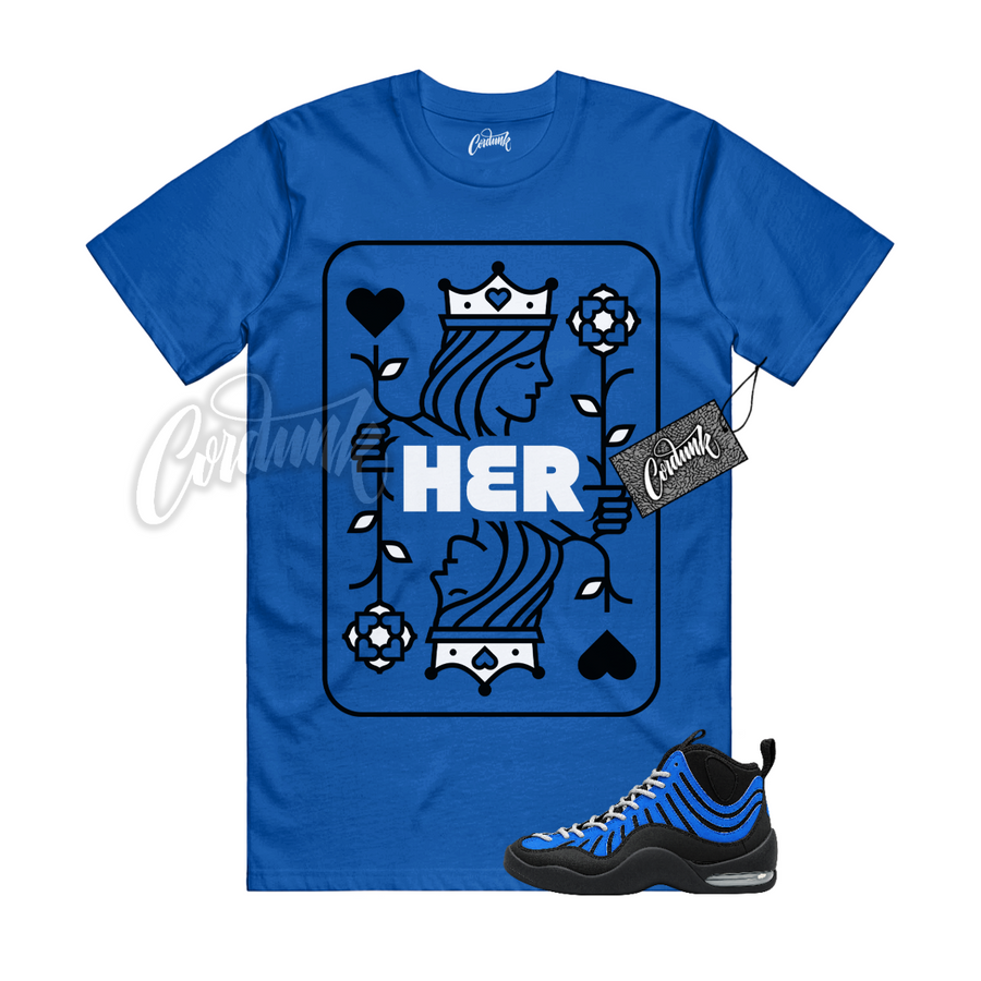 Nike Air Bakin Varsity Royal Matching Shirt