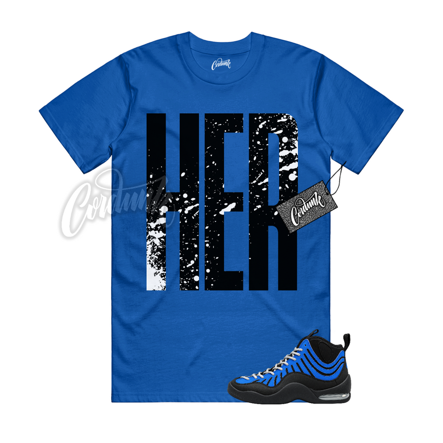 Nike Air Bakin Varsity Royal Matching Shirt