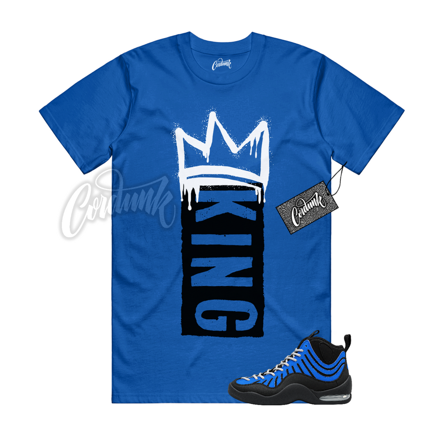 Nike Air Bakin Varsity Royal Matching Shirt