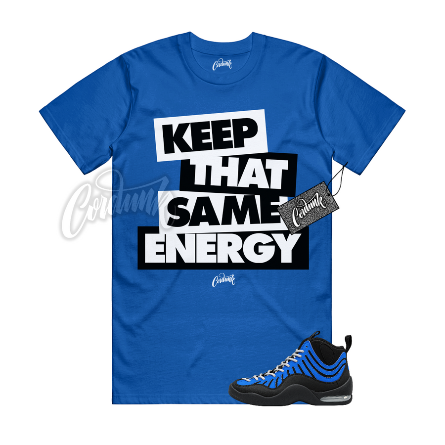 Nike Air Bakin Varsity Royal Matching Shirt