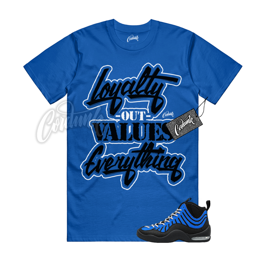 Nike Air Bakin Varsity Royal Matching Shirt