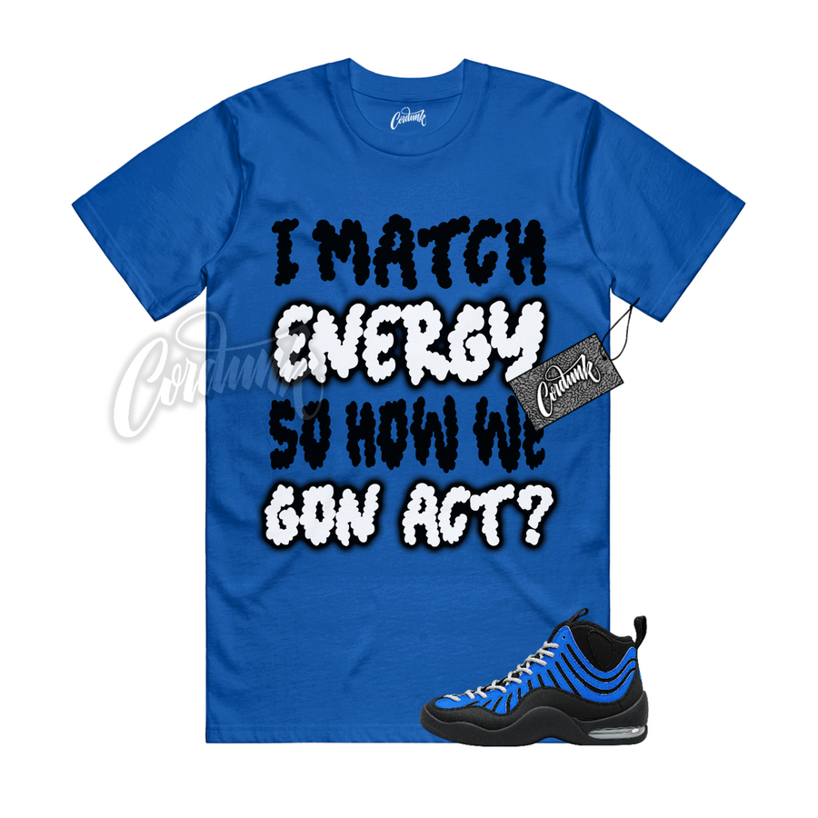 Nike Air Bakin Varsity Royal Matching Shirt