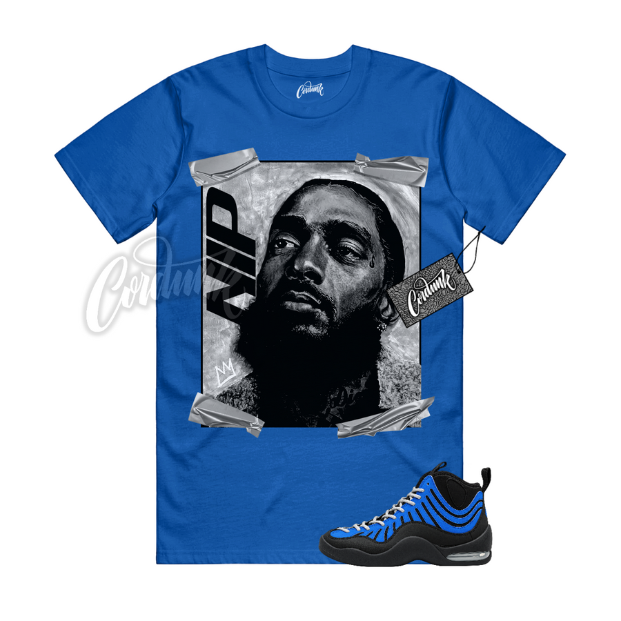 Nike Air Bakin Varsity Royal Matching Shirt