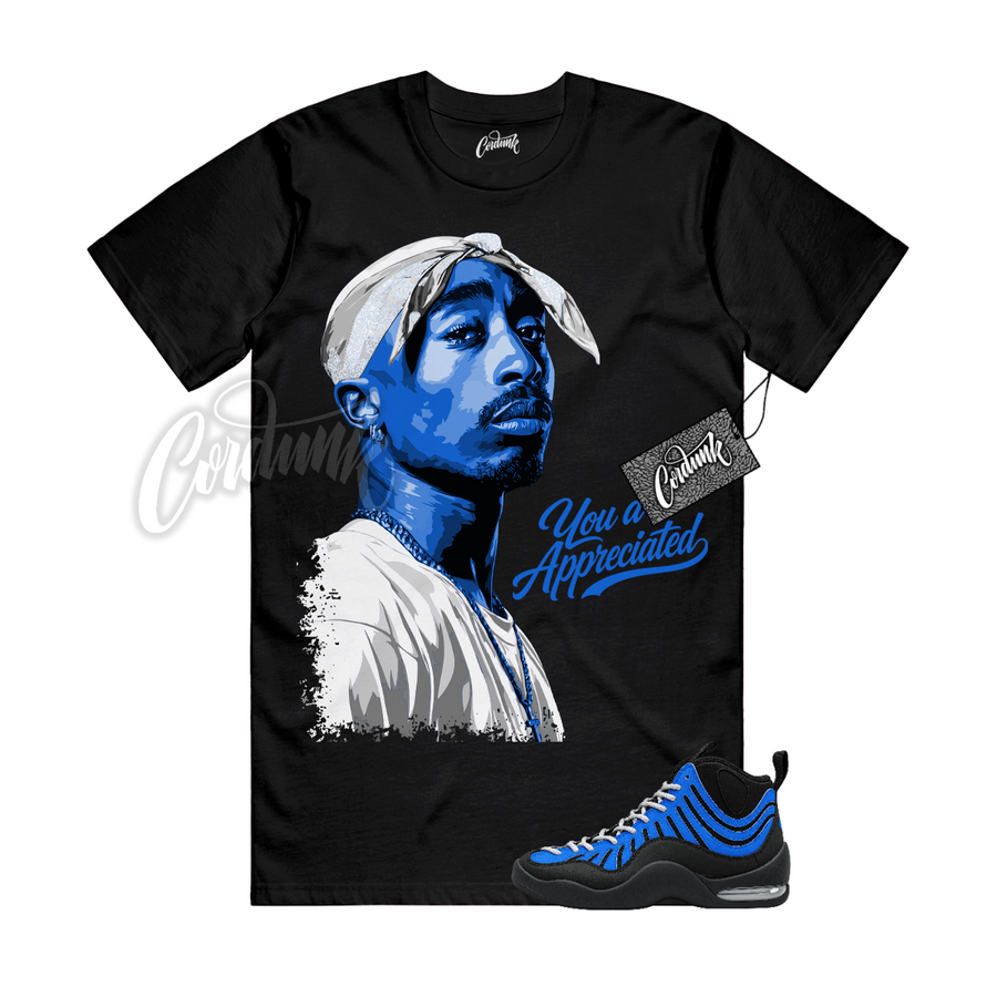 Nike Air Bakin Varsity Royal Matching Shirt