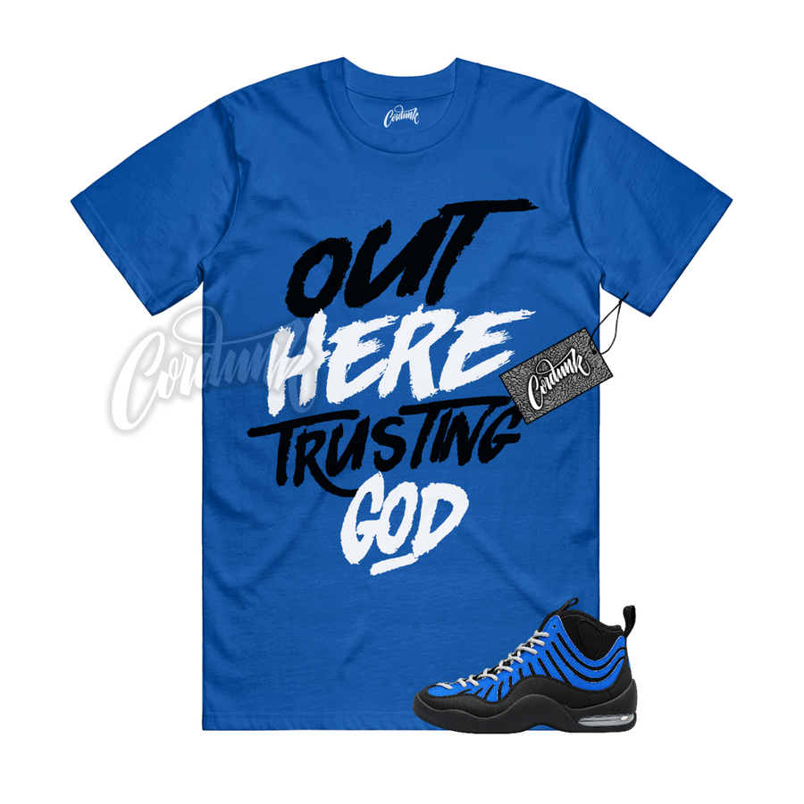 Nike Air Bakin Varsity Royal Matching Shirt