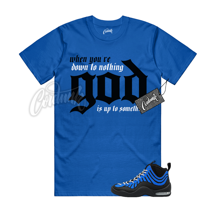 Nike Air Bakin Varsity Royal Matching Shirt