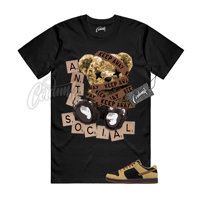 Nike Dunk Filbert Light Chocolate Matching Shirt