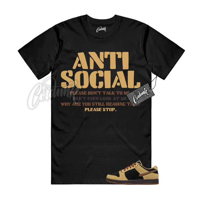 Nike Dunk Filbert Light Chocolate Matching Shirt