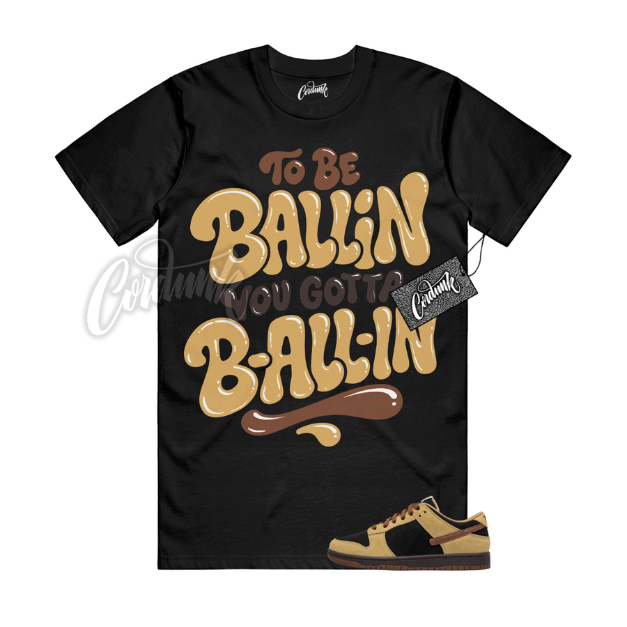 Nike Dunk Filbert Light Chocolate Matching Shirt