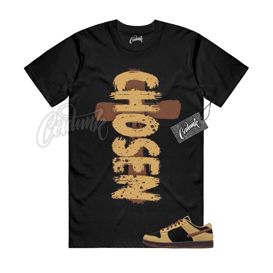 Nike Dunk Filbert Light Chocolate Matching Shirt