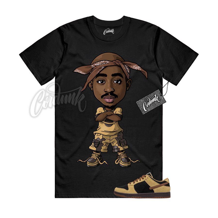 Nike Dunk Filbert Light Chocolate Matching Shirt