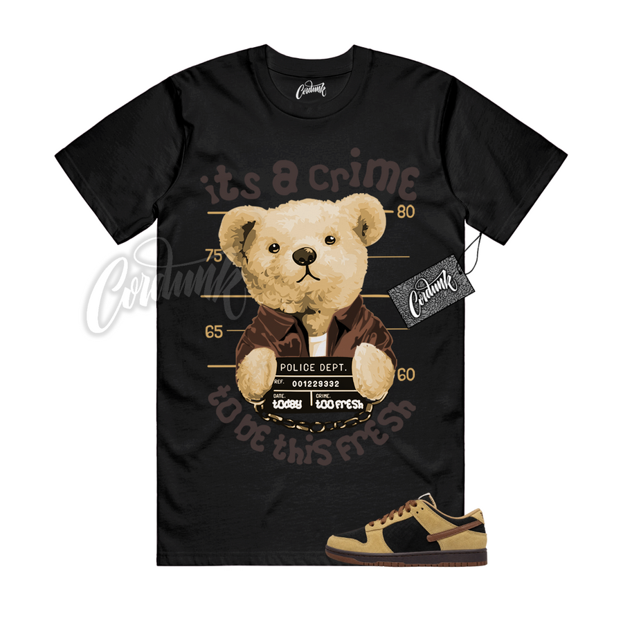 Nike Dunk Filbert Light Chocolate Matching Shirt