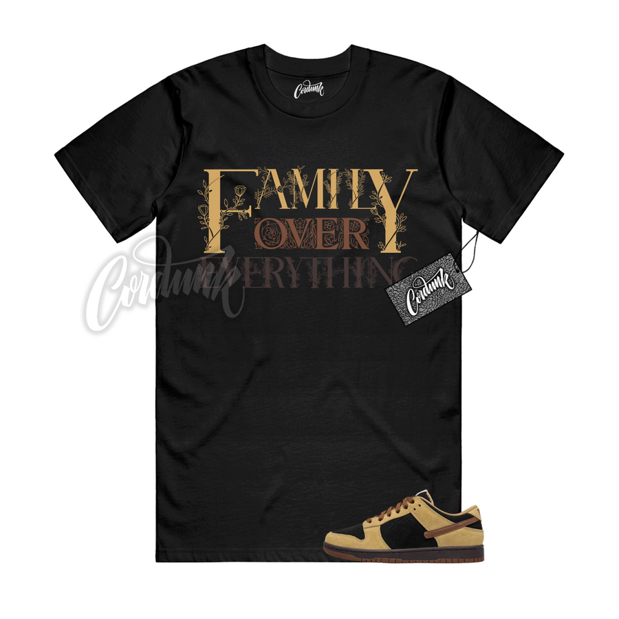 Nike Dunk Filbert Light Chocolate Matching Shirt