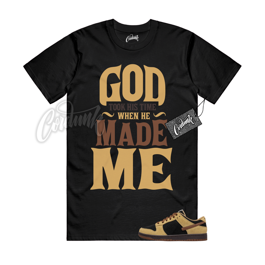 Nike Dunk Filbert Light Chocolate Matching Shirt