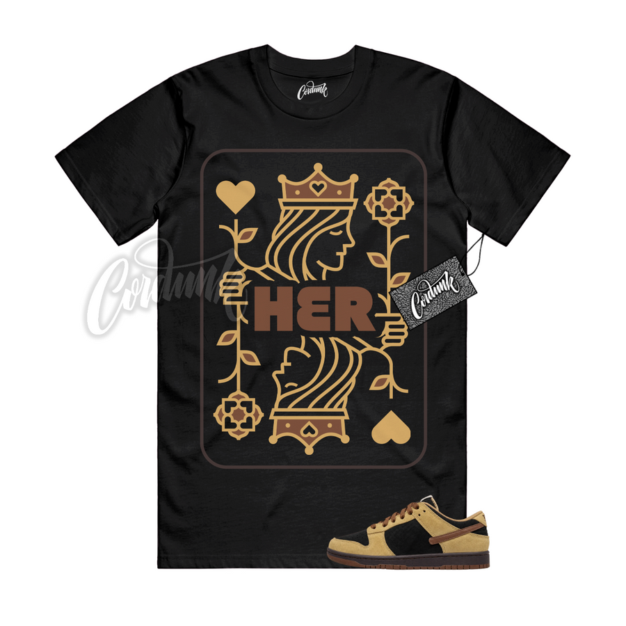 Nike Dunk Filbert Light Chocolate Matching Shirt
