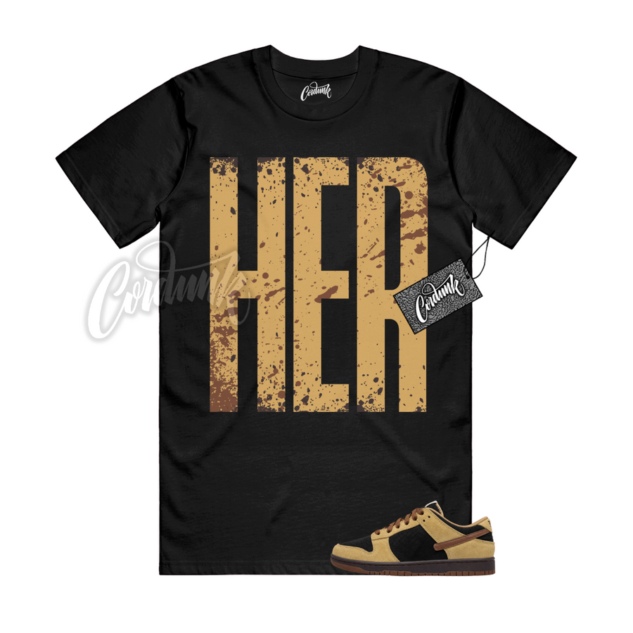 Nike Dunk Filbert Light Chocolate Matching Shirt