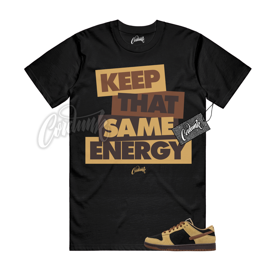 Nike Dunk Filbert Light Chocolate Matching Shirt