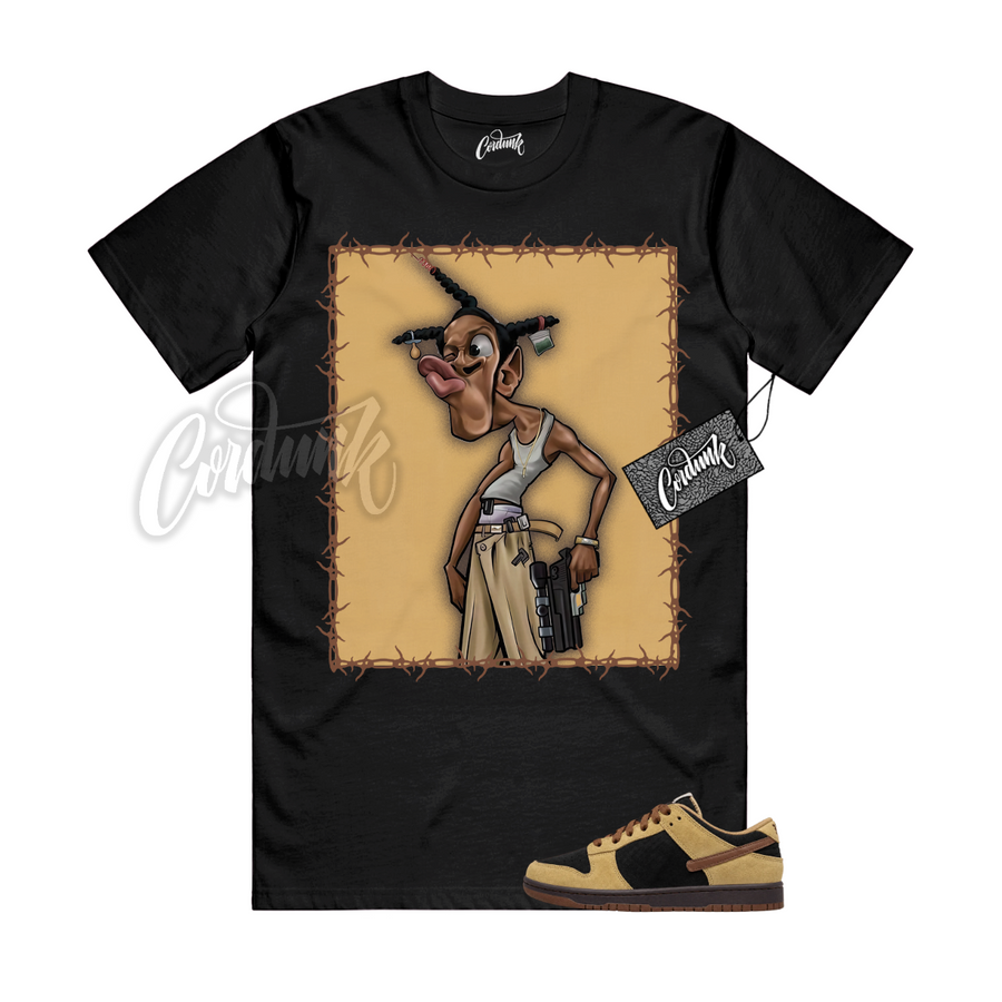 Nike Dunk Filbert Light Chocolate Matching Shirt