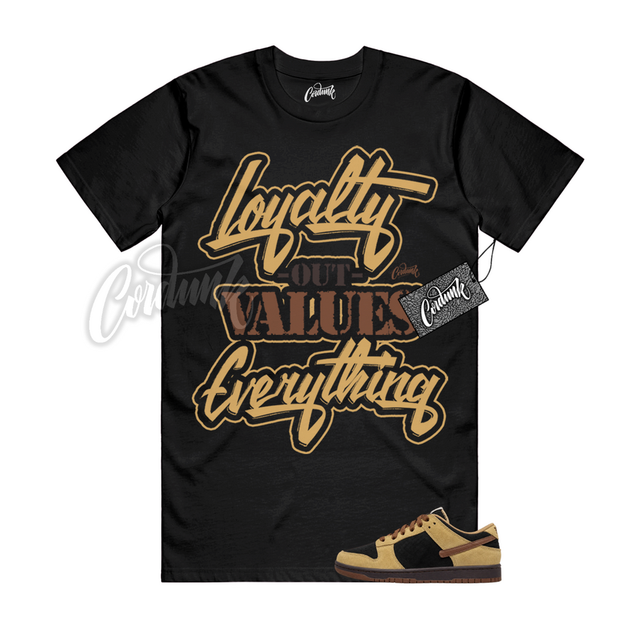 Nike Dunk Filbert Light Chocolate Matching Shirt