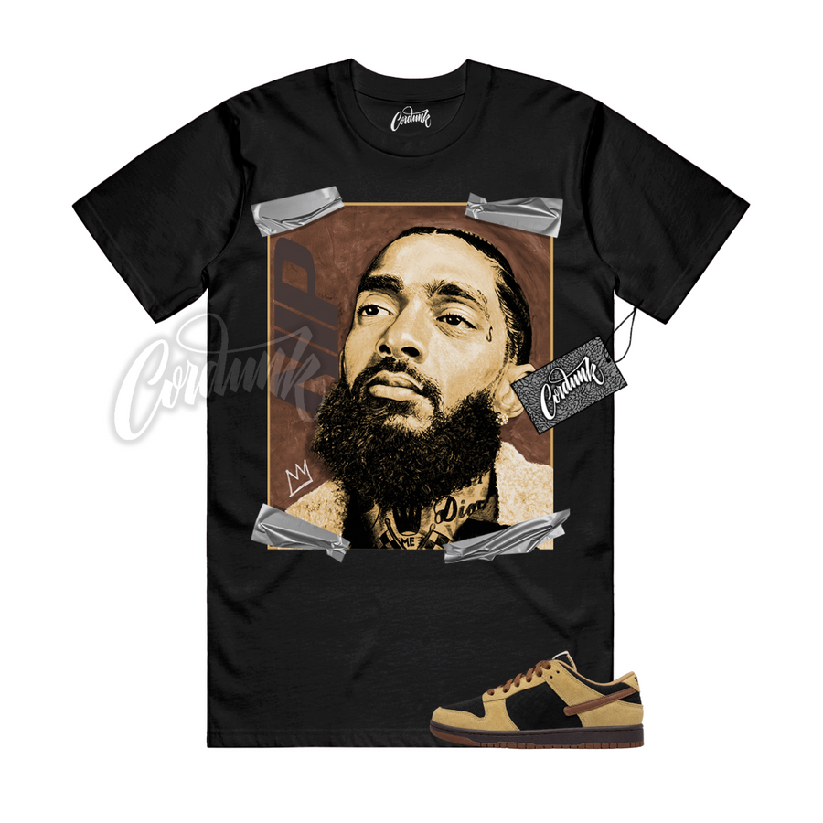 Nike Dunk Filbert Light Chocolate Matching Shirt