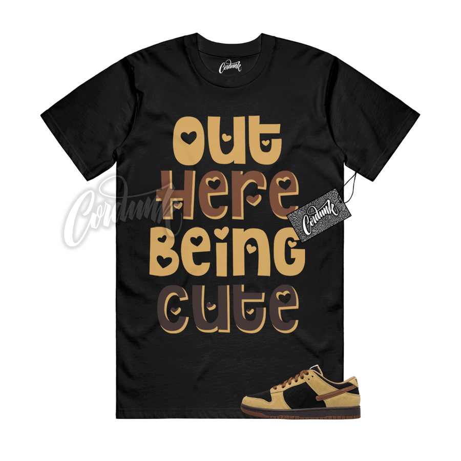 Nike Dunk Filbert Light Chocolate Matching Shirt