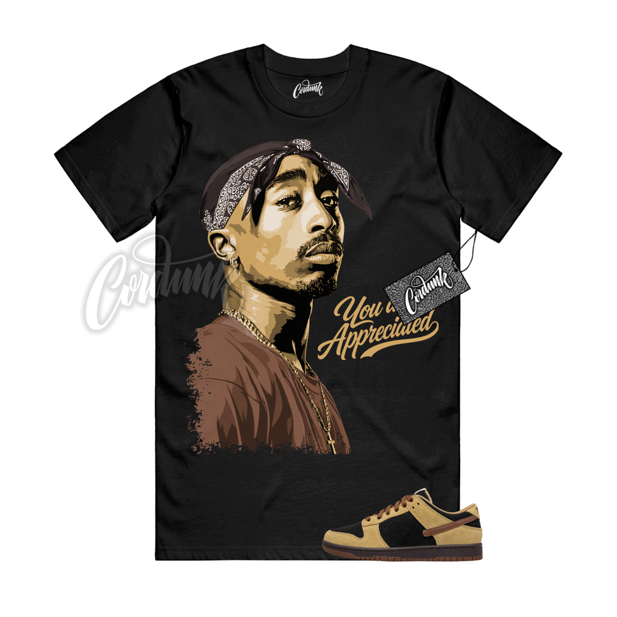 Nike Dunk Filbert Light Chocolate Matching Shirt