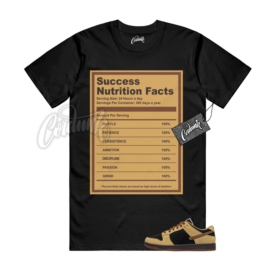 Nike Dunk Filbert Light Chocolate Matching Shirt