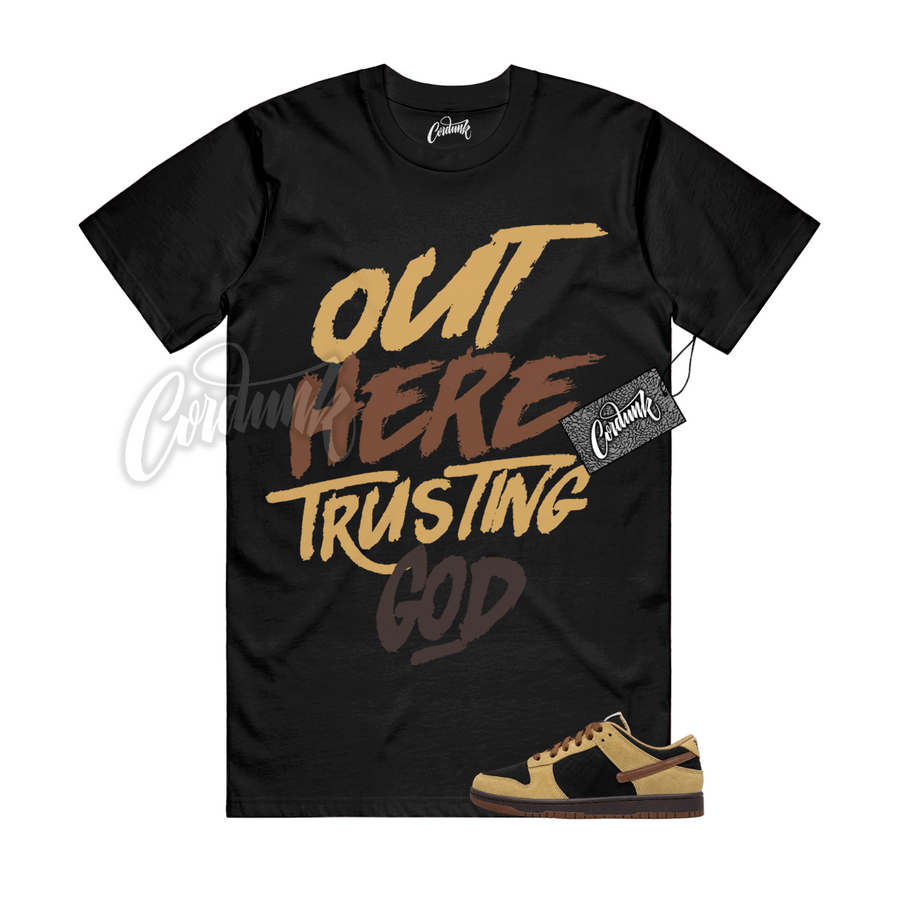 Nike Dunk Filbert Light Chocolate Matching Shirt