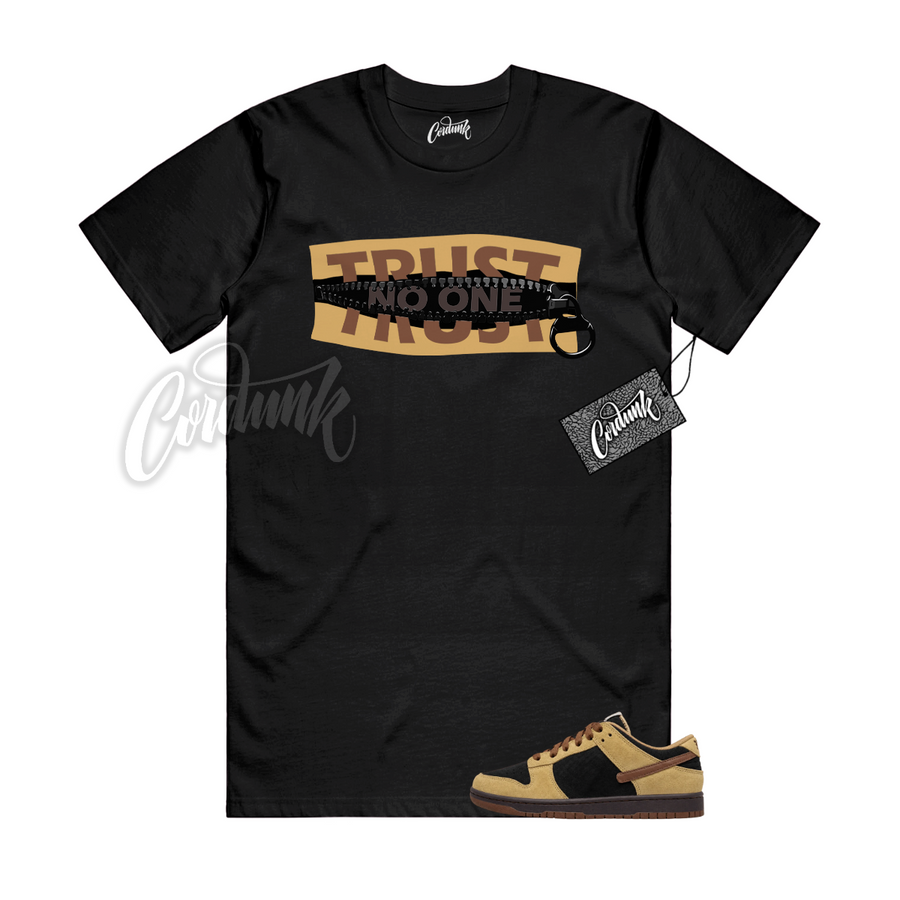 Nike Dunk Filbert Light Chocolate Matching Shirt