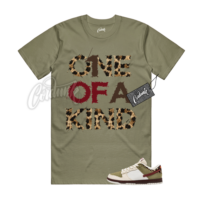 Nike Dunk Leopard Khaki Matching Shirt