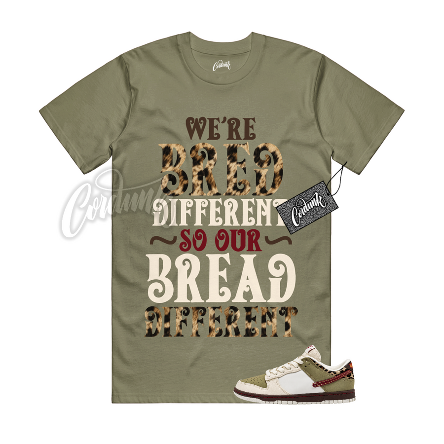 Nike Dunk Leopard Khaki Matching Shirt