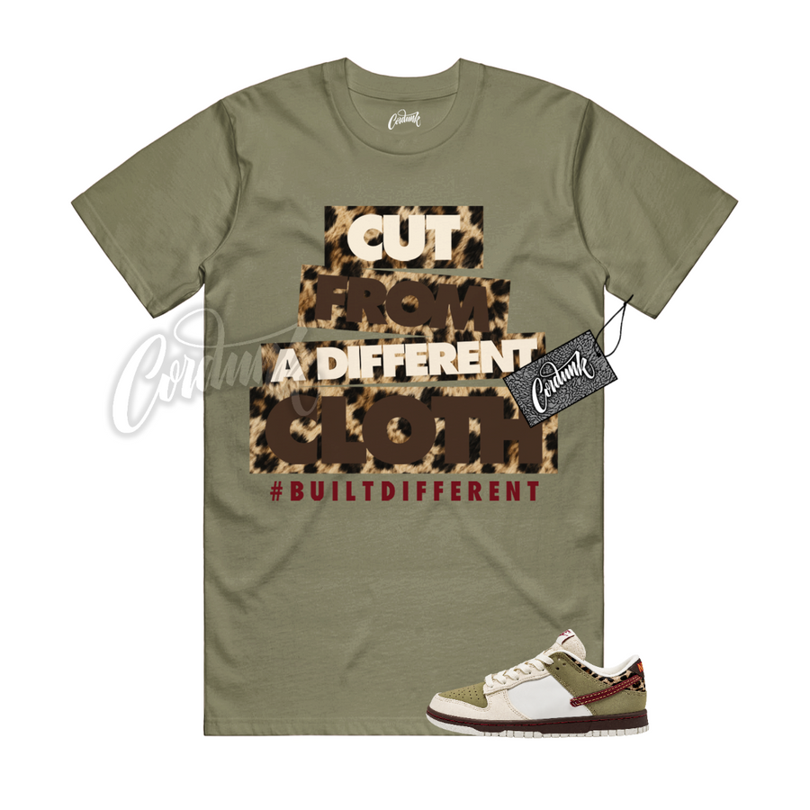 Nike Dunk Leopard Khaki Matching Shirt